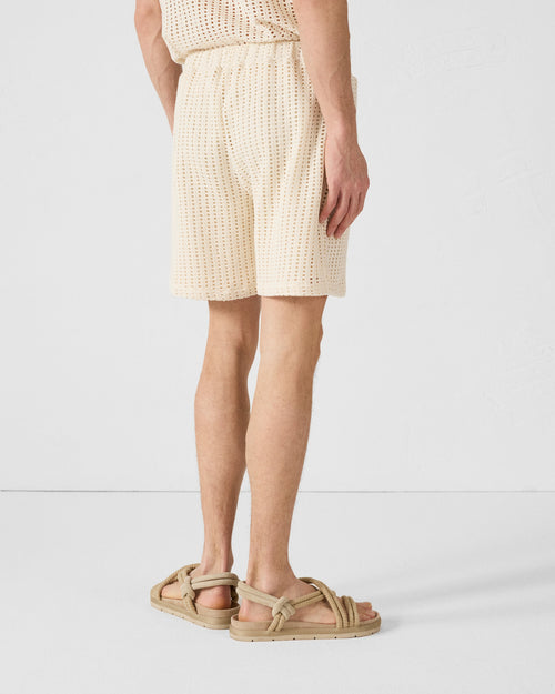 Pantaloncini Vittorio in maglia di cotone naturale - JOTT - 4