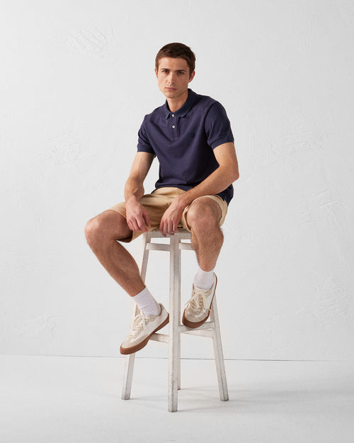 Polo Alvaro in cotone blu - JOTT - 3