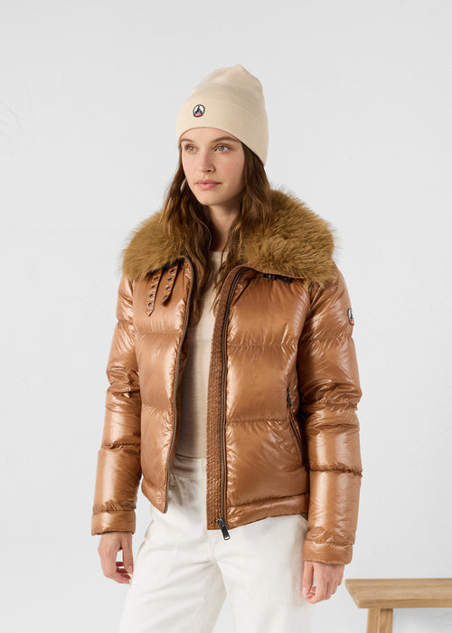 piumino Grand Froid faux fur Sucre roux Nevada shiny - JOTT - 3