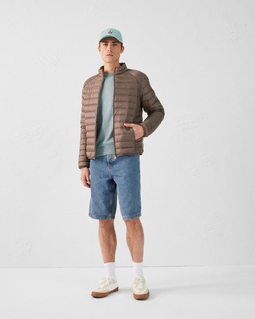 Maglia Hadrien verde minerale con scollo rotondo - JOTT - 3