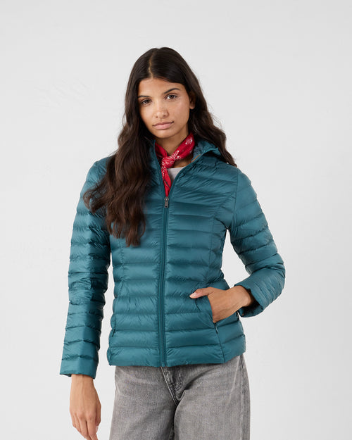 piumino leggero con cappuccio Deep lake Cloe - JOTT - 3