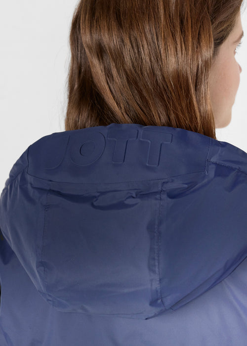 piumino lungo reversibile navy/rosa petalo Verone - JOTT - 5