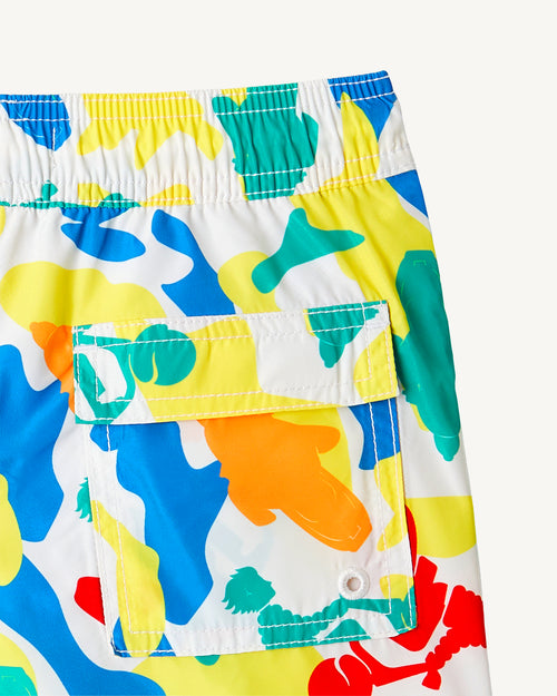 Maglia bagno multico Camo Cassis - JOTT - 3