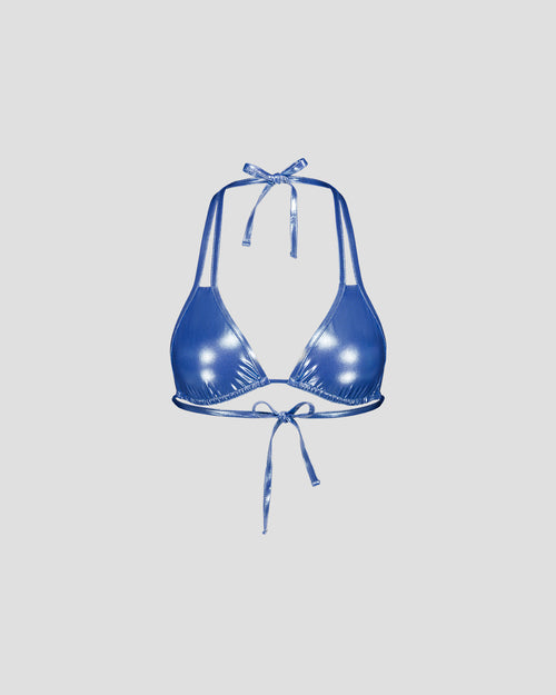 Mystic blauwe driehoek zwemkleding top Assia top - JOTT - 3