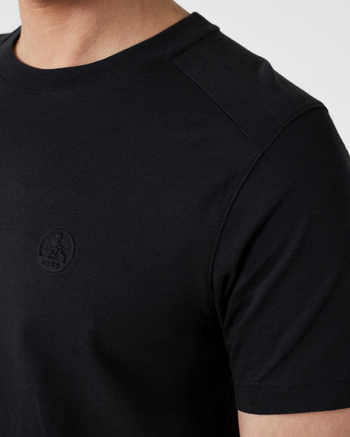 Katoenen heren-T-shirt met ronde hals Pedro Black - JOTT - 5