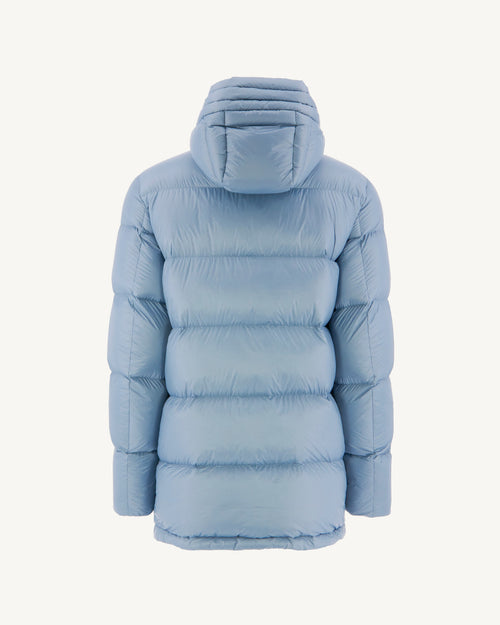 Dakhla Faded Blue Grand Froid Hooded Donsjas - JOTT - 3