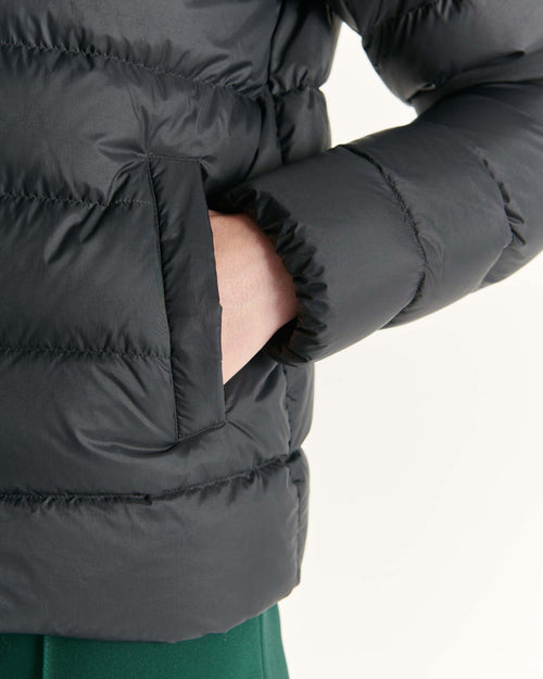 Rechte Hooded Donsjas Zwart Jane - JOTT - 2