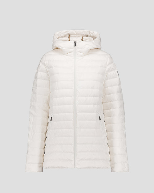 Witte Claudie halflange Donsjas - JOTT - 2