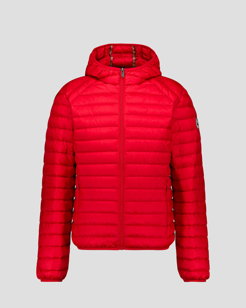 Karmijnrode Nico Lichtgewicht Hooded Donsjas - JOTT - 2