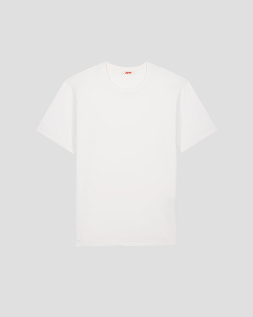 Petro Wit Ronde Hals T-shirt - JOTT - 2