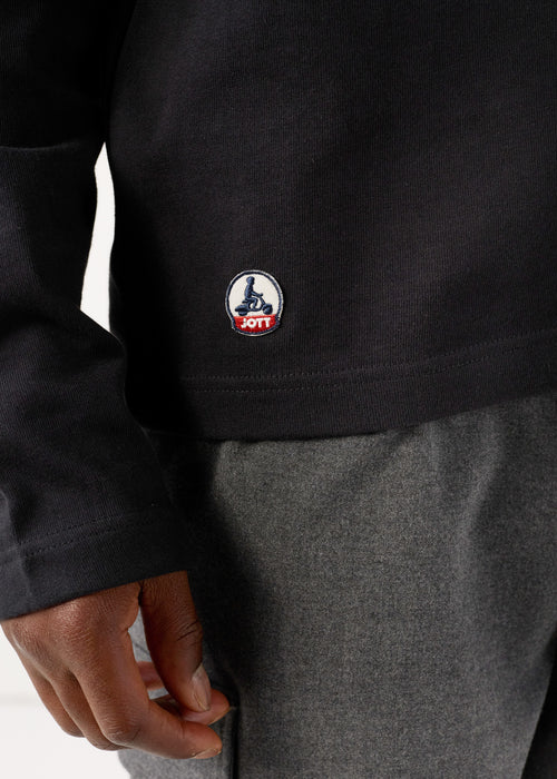 Zwart Emilio T-shirt met ronde hals - JOTT - 5