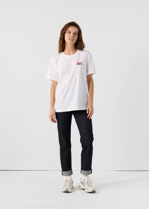 Wit grafisch T-shirt met Lone kleurverloop - JOTT - 3