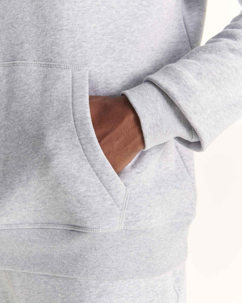 Herenhoodie van biologisch katoen Grijs gemêleerd Mataro - JOTT - 2