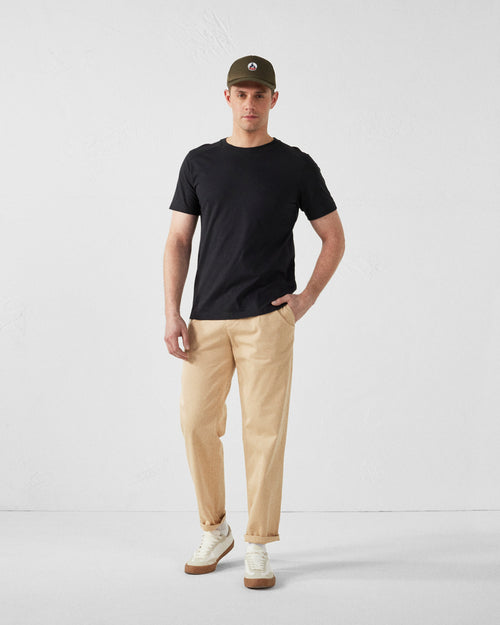 Katoenen heren t-shirt met ronde hals Pedro Black - JOTT - 2