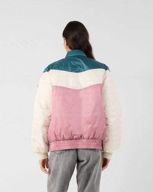 Diep meer/antiek roze Joan puffer spirit jas - JOTT - 4