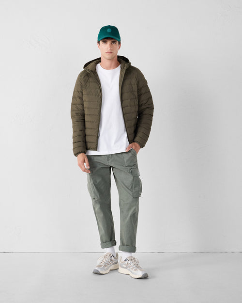 Army Frantz lichtgewicht Donsjas met capuchon - JOTT - 3