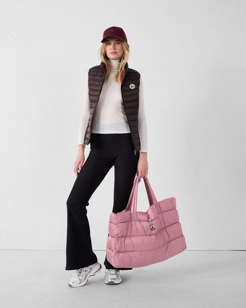 Lichtgewicht mouwloze Donsjas Café noir Seda - JOTT - 3