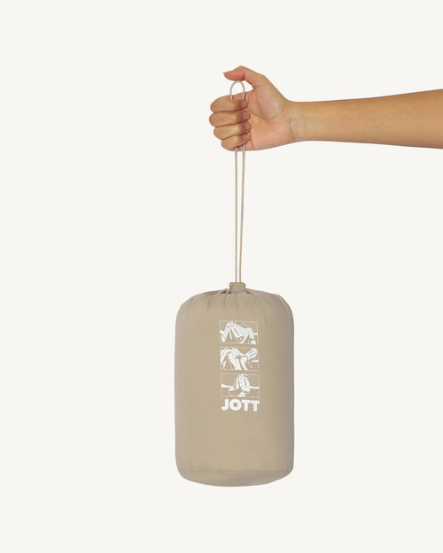 Arafo Beige Mouwloze Stretch Donsjas - JOTT - 3