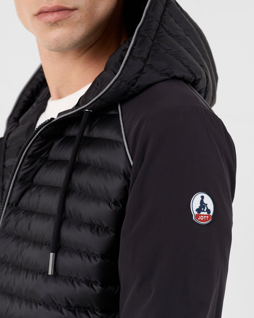 Bi-materiaal Donsjas Black Stride - JOTT - 5