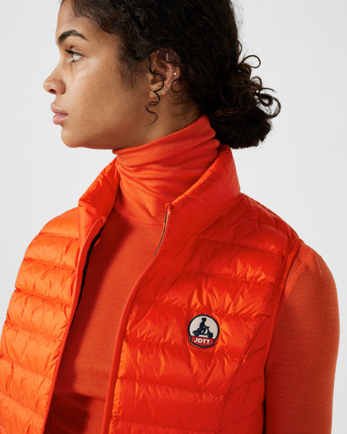 Lichtgewicht mouwloze Donsjas Vuurrood Seda - JOTT - 5