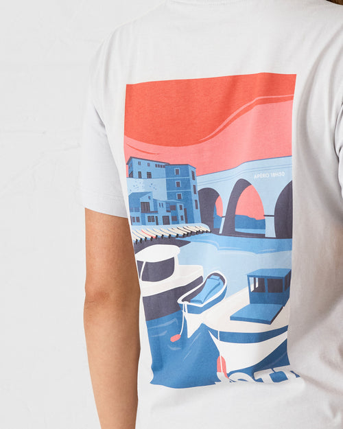 Espar Ice grijs katoenen crew neck t-shirt - JOTT - 4